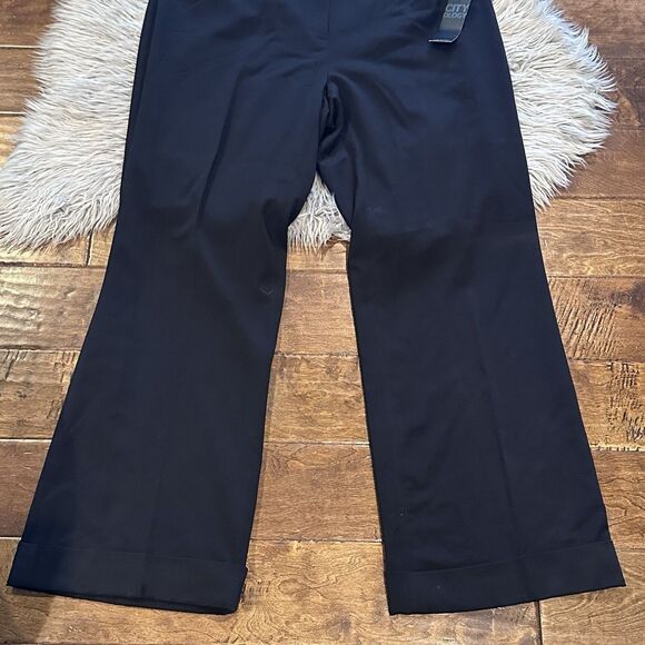 Lane Bryant Madison Trouser Size 18 Women Slacks Straight Leg Black New - Picture 8 of 9